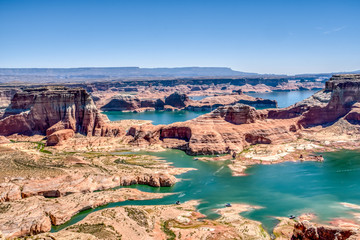 Beautiful views of Lake Powell and it's Slot Canyons