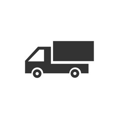 Fototapete - Car. monochrome icon template black color editable. Car symbol vector sign isolated on white background. Simple logo vector illustration for graphic and web design.