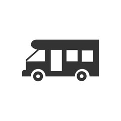Fototapete - Car. monochrome icon template black color editable. Car symbol vector sign isolated on white background. Simple logo vector illustration for graphic and web design.