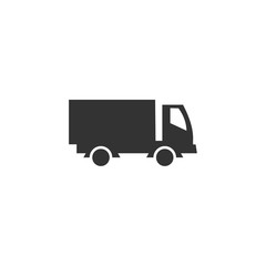 Leinwandbilder - Car. monochrome icon template black color editable. Car symbol vector sign isolated on white background. Simple logo vector illustration for graphic and web design.