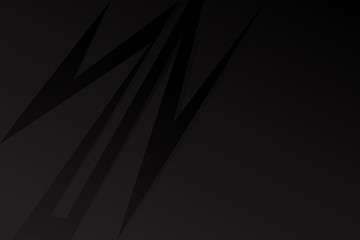 Wall Mural - black background overlap layer dimension with line design for modern background or website