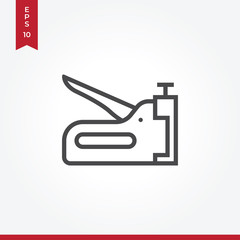 Stapler vector icon in modern style for web site and mobile app