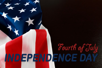 Happy Fourth of July USA Flag - Image .