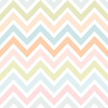 Vector High Quality Illustration Of Pastel Color Style Zigzag Chevron Seamless Pattern Cool Background