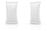 Fototapeta Sport - Realistic Blank Mock-up Bag isolated on white background. 100x180mm.