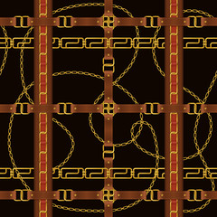 Poster - Belt Seamless Pattern