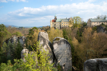 Canvas Print - Hruba Skala castle in the heart of Bohemian Paradise