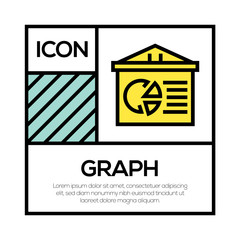 Wall Mural - GRAPH ICON CONCEPT