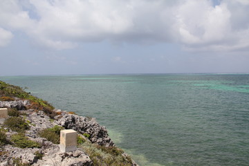 Wall Mural - grand cayman island beach summer