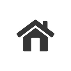 Poster - Home icon template black color editable. House symbol vector sign isolated on white background. Simple logo vector illustration for graphic and web design.