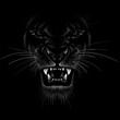 The Vector logo lion for tattoo or T-shirt  print design or outwear.  Hunting style lions background.