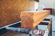 Timber molding - profile production - laminated timber for the construction of a log house