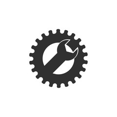 Leinwandbilder - Tools icon template black color editable. Tools symbol vector sign isolated on white background. Simple logo vector illustration for graphic and web design.