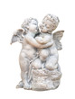 © kunchit1969 - Cupid sculpture on white background.(clipping path)