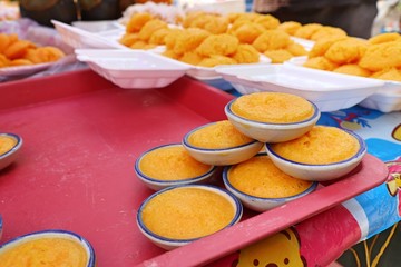 Canvas Print - Thai sweet toddy palm cake