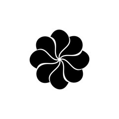 Wall Mural - flower nature black symbol logo designs