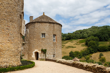 Wall Mural - BERZE / FRANCE - JULY 2015: Park of medieval Berze castle, France