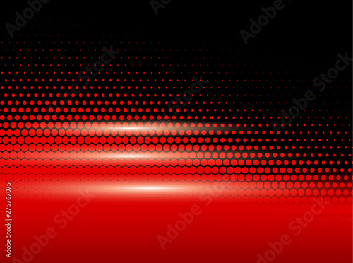 Abstract red background with halftone pattern,