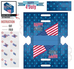 great holiday independence day template print pack