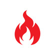 © Oxana - Flame red icon design. Fire logo sign. Vector illustration.