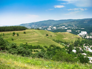 Wall Mural - panorama of mountains