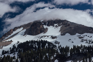 Mt Lassen is the Clouds