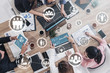 © InfiniteFlow - Teamwork and Business Human Resources - Group of business people working together as successful team building strength and unity for organization. Partnership, agreement and teamwork concept.