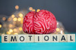 Emotional Intelligence Concept. Brain