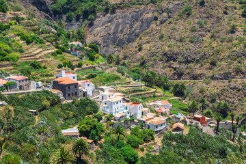 Wall Mural - Masca valley in Tenerife Island. Scenic mountain landscape