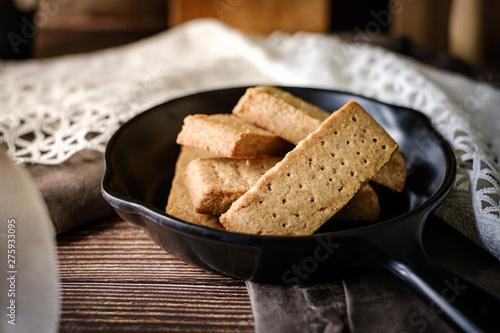 Traditional shortbread finger Scottish Biscuit. - Buy this stock ...