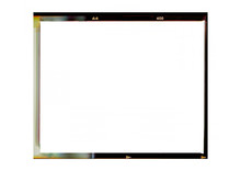 Medium Format Color Film Frame.With White Space.