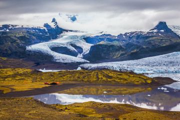 Poster - Glacier provides water Ice Lagoon