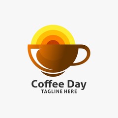 Sunrise coffee logo design