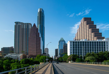 A daytime view Austin's skyline.