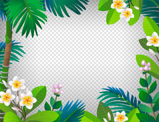 Canvas Print - summer banner template.