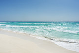 View of beach at Cancun, Mexico