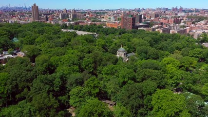 Wall Mural - Drone footage of the Bronx Zoo 4k