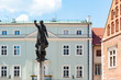 Krakow, Poland, 10 May 2019 - Piotr Skarga statue in Krakow, Poland