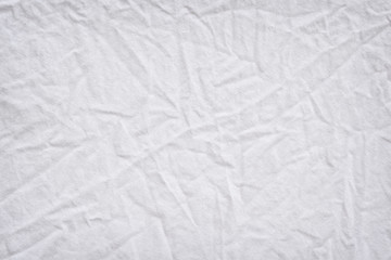 Wall Mural - White fabric texture wrinkled texture ,Soft focus clean white fabric crumpled use us background or backdrop design