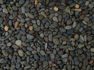 black pebble stone background