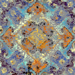 Aufkleber - Vector image with imitation of grunge datamoshing texture.