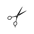 Scissor icon vector
