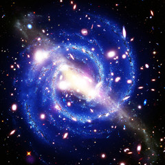 Wall Mural - beautiful sky background. the elements of this image furnished by nasa.