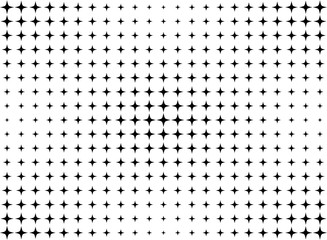 Poster - Abstract background with stars. Monochrome texture or pattern.