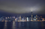 Fototapeta Miasto - Hong Kong skyline at night
