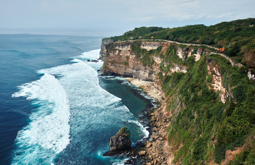 Poster - Cliff over the sea.