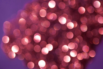 Wall Mural - bokeh. pink sparkles. shine. background.