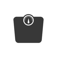 Fototapete - Weight Scale icon symbol template black color editable. simple logo vector illustration for graphic and web design.