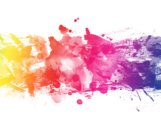 Wall Mural - Colorful Abstract Artistic Watercolor Paint Background