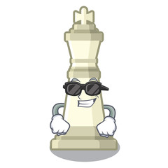 Sticker - Super cool chess king on a the mascot